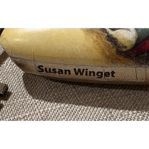 Art Heart O Holy Night Nativity Heart Key Christmas Ornament By Susan Winget 4” - Picture 6 of 7